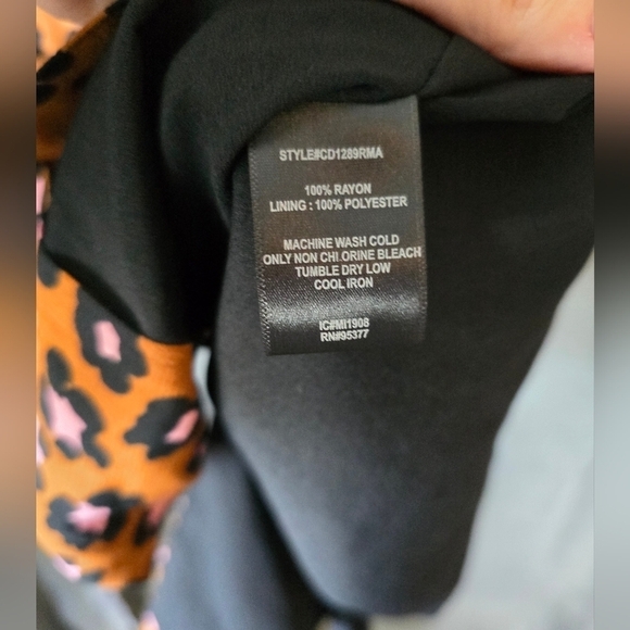 Sanctuary Save The Date Slip Dress Carnelian Cheetah Size 0 - Picture 7 of 8